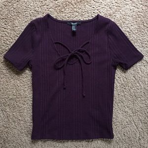 Forever 21 dark purple top